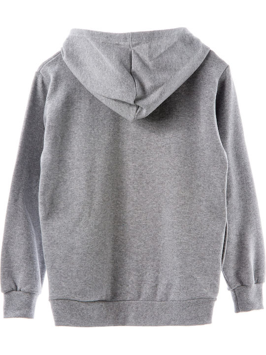 Babylon Kids Cardigan with Hood grey