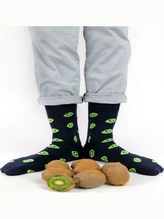 Crazy Socks Bărbați Șosete Dark Blue 1Pachet Crazy Socks Bărbați Șosete Dark Blue 1Pachet
