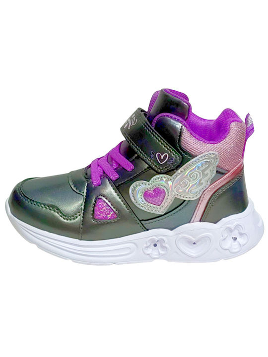 Giardino D'Oro Kids Sneakers High Silver