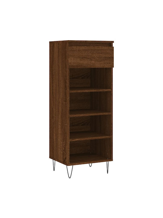 Lemnoasă Suport pentru pantofi Brown Oak L40xW36xH105cm