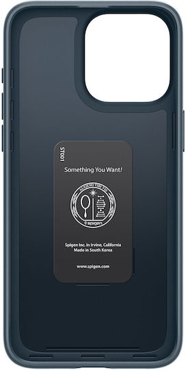 Spigen Thin Fit Back Cover Plastic 1.55mm ardezie metalică (iPhone 15 Pro)