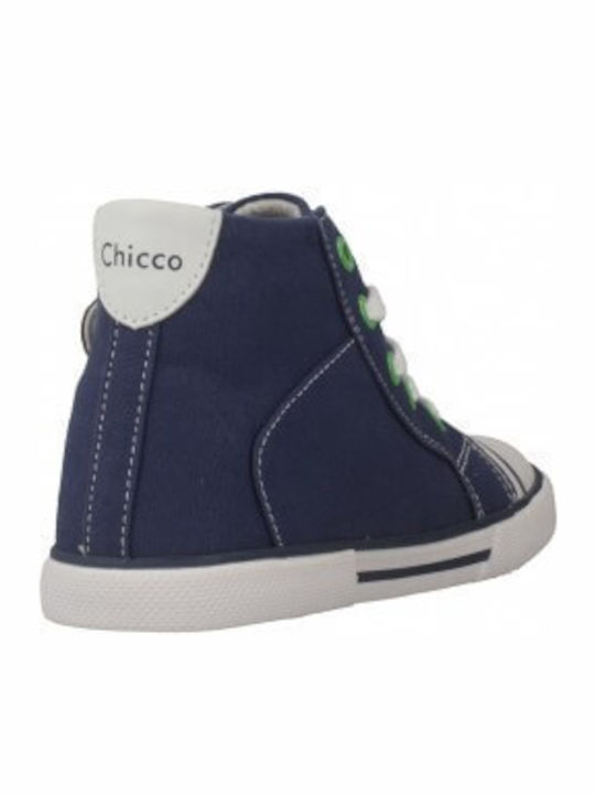 Chicco Kids Sneakers High Boot Blue