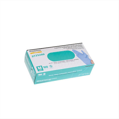 Reflexx Gloves Work Disposable Blue Nitrile