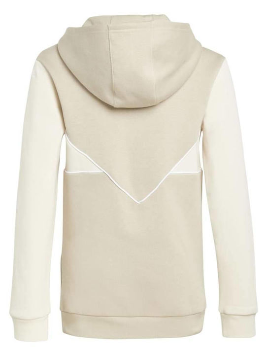 adidas Παιδική Ζακέτα Φούτερ HERO Beige.