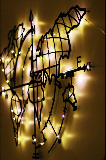 World Dekorative Lampe Schwarz