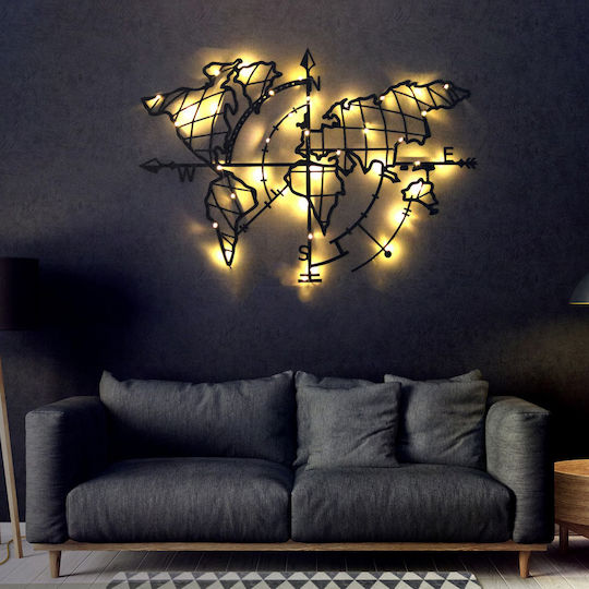World Dekorative Lampe Schwarz