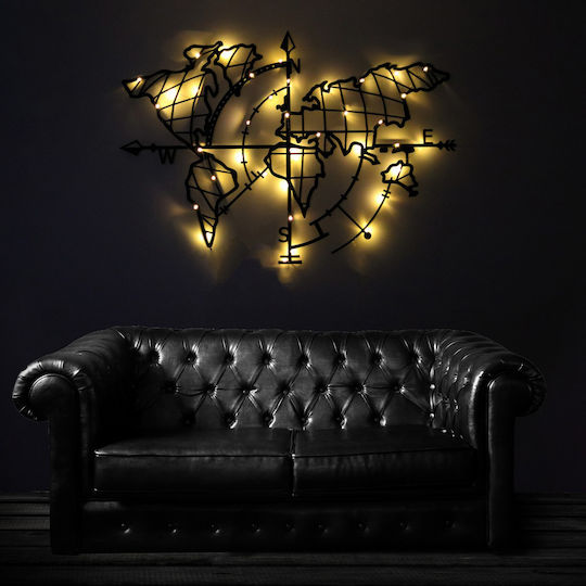 World Dekorative Lampe Schwarz