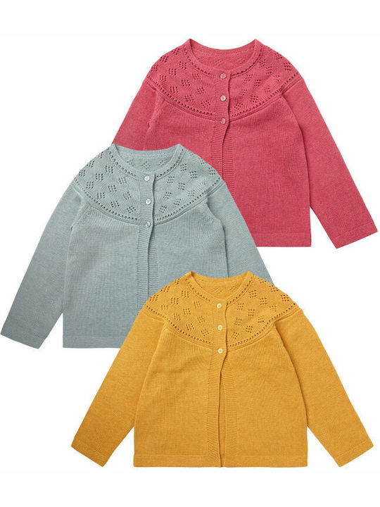 Sense Organics Kids Cardigan Knitted mustard