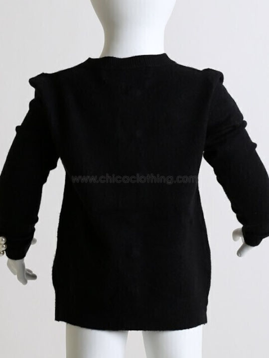 Kids Cardigan Black