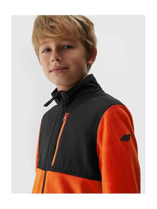 Cardigan pentru copii Fleece Roșu