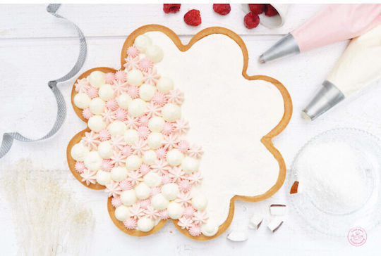 Scrap Cooking Форма за сладкарство за тарталетки от неръждаема стомана 30x30x2.5бр 1бр