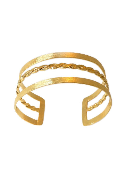 Polytimo Bracelet made of Silver Gold Plated