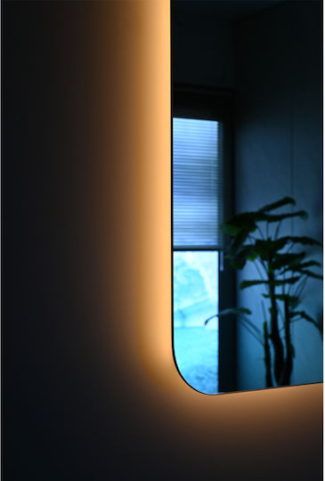 Vinci Ορθογώνιος Καθρέπτης Μπάνιου Led 60x80cm