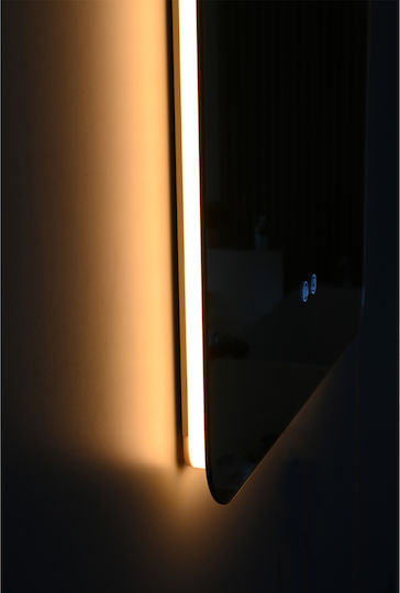 Vinci Ορθογώνιος Καθρέπτης Μπάνιου Led 60x80cm