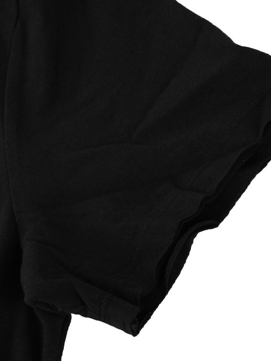 Amplified Tricou Negru Bumbac
