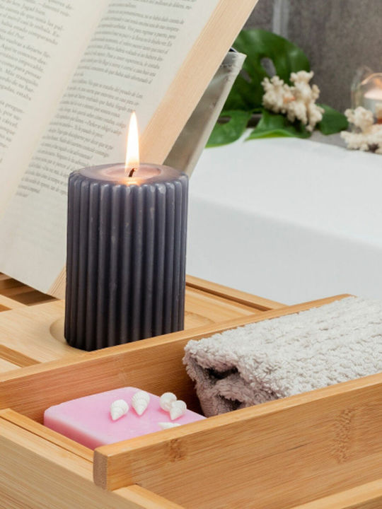 InnovaGoods Trayth Επιδαπέδια Ραφιέρα Μπάνιου Bamboo 104x22x4cm Γκρι
