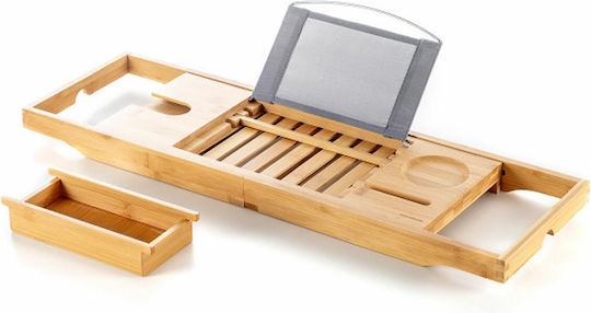 InnovaGoods Trayth Rafturi de baie Raft Baie Bambus 104x22x4cm Gri