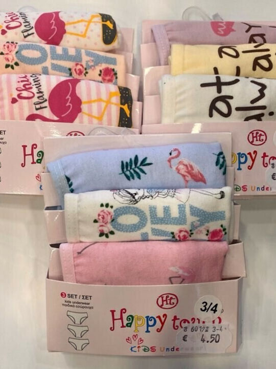 Happy Touch Комплект детски гащички Multi Color 3бр