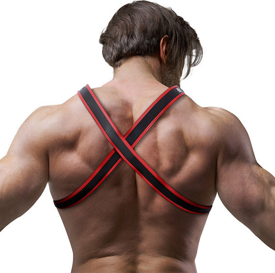 Fetish Submissive Ανδρικό Harness Μαύρο