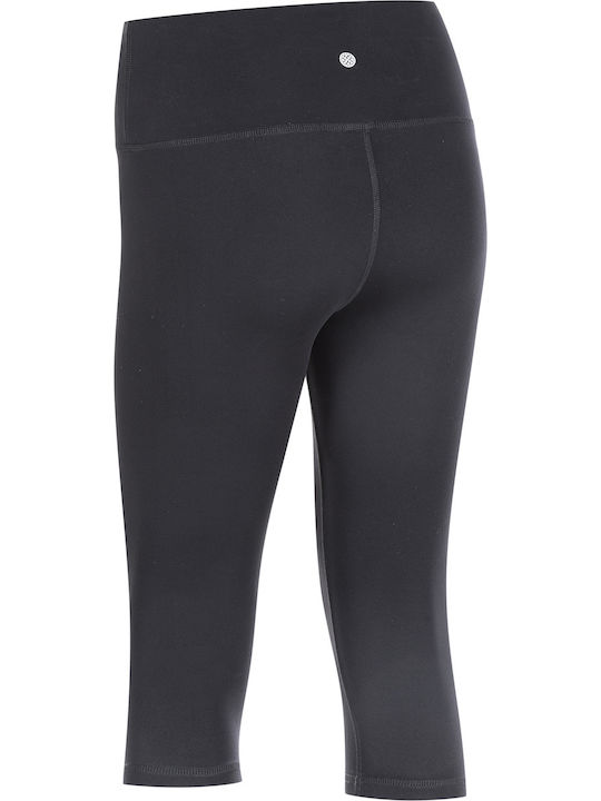 Women's Capri Training Legging High Waisted Black.