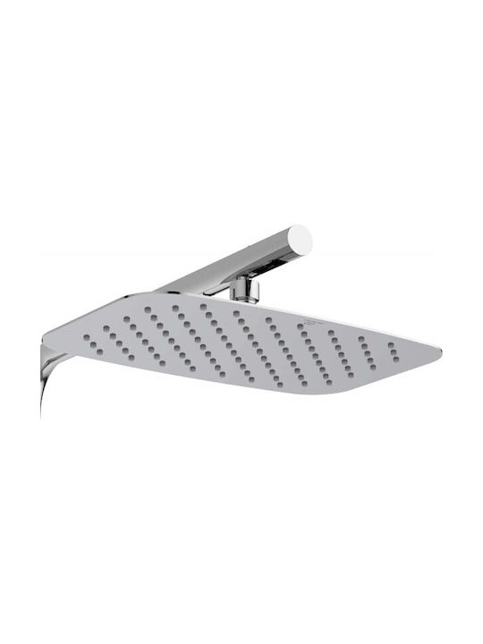 Ideal Standard Ceratherm T100 Στήλη Ντουζ με Μπαταρία 30cm Ασημί