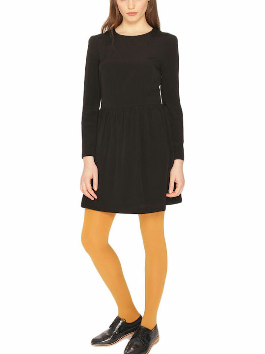 Pepaloves Mini Shirt Dress Dress Black