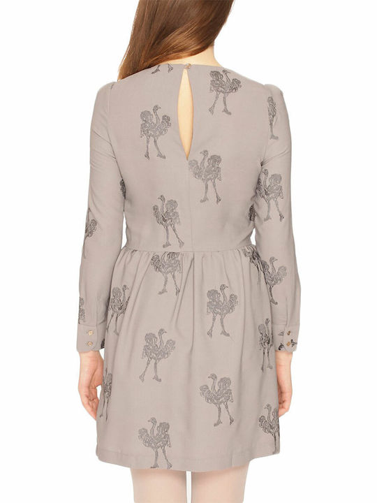 Rochie Mini Semizije Gri