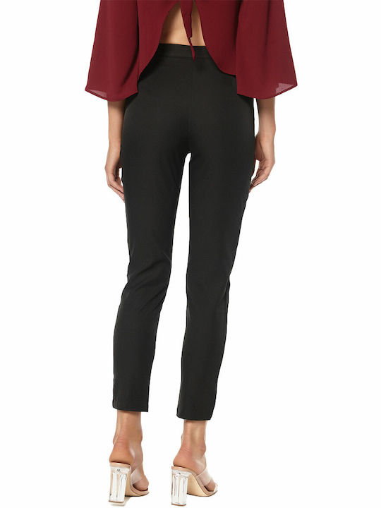 Rut & Circle Women's Fabric Trousers Black