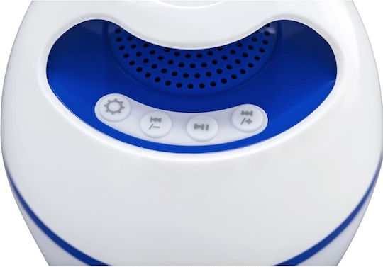 Bestway Αδιάβροχο Ηχείο Bluetooth 6W με Διάρκεια Μπαταρίας έως 6 ώρες Λευκό 93800