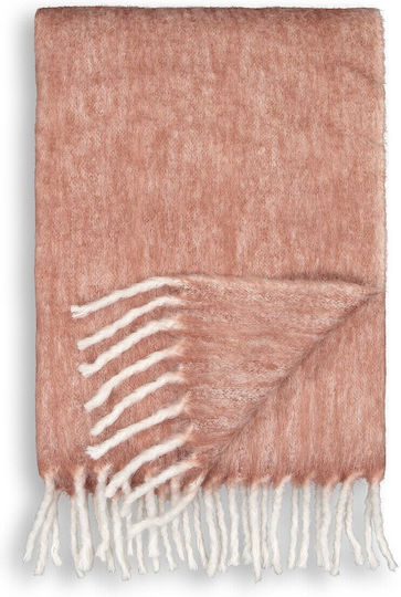 La Redoute Interieurs Armchair Throw P130xW170cm Brown