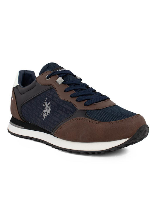 U.S. Polo Assn. Xirio006a Herren Sneakers Blue / Brown