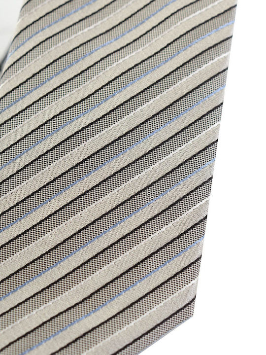 Hugo Boss Herren Krawatte Seide Gedruckt in Beige Farbe