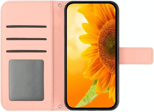 Sun Flower Wallet Ροζ (Motorola Edge 40 Neo)