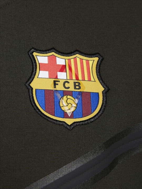 F.C. Barcelona Tech Fleece Windrunner Φούτερ Λαδί