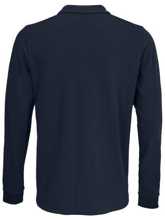 Sol's Prime LSL Werbe-T-Shirt in Marineblau Farbe