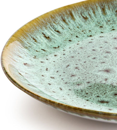 Am.Pm Farfurie joasă Ceramică Verde cu Diametru 22cm 4buc