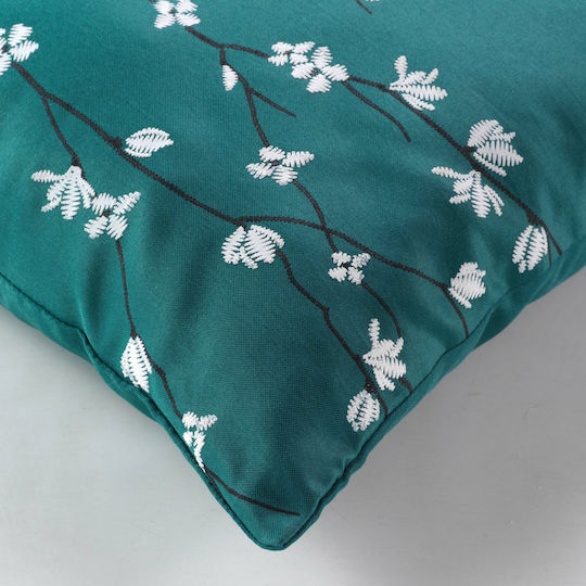 Douceur d'Intérieur Μαξιλάρι Καναπέ L-c Sakura Emeraude 45x45εκ.