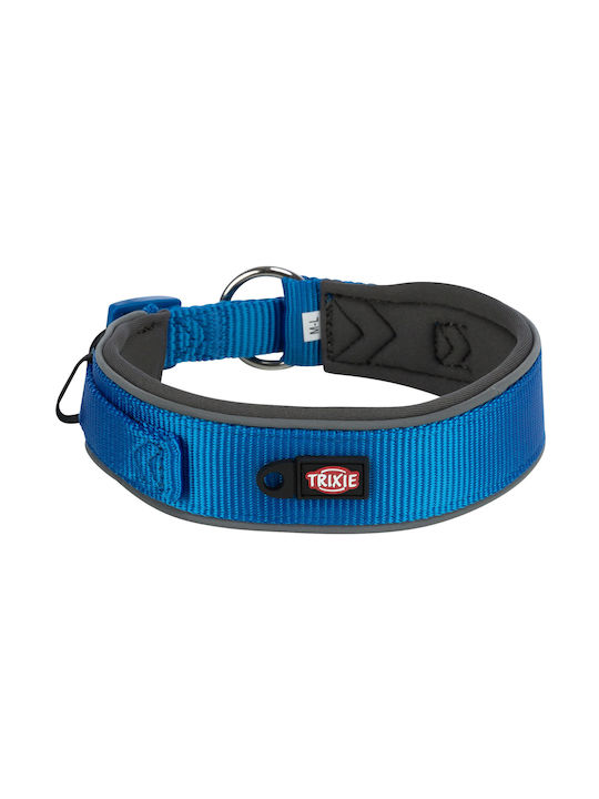 Trixie Premium Dog Collar in Blue color Large