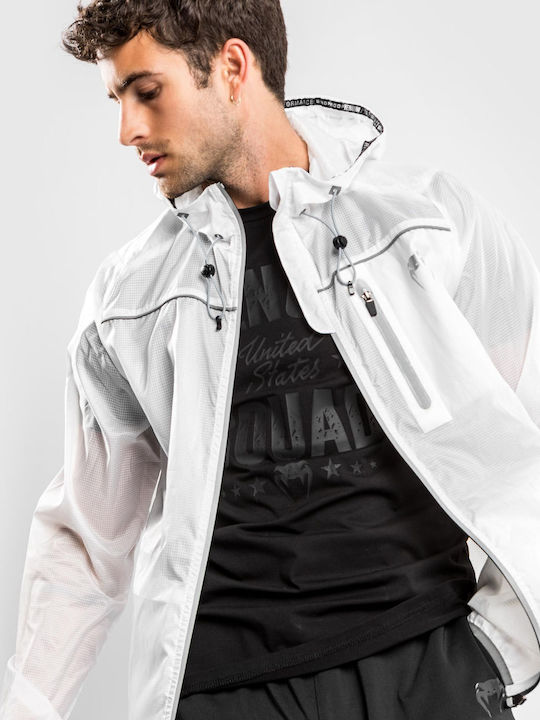 Venum Sportliche Herrenjacke Winddicht White