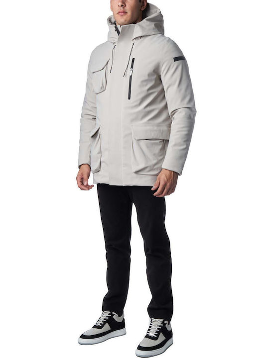 Winter Jacke Wasserdicht und Winddicht Beige