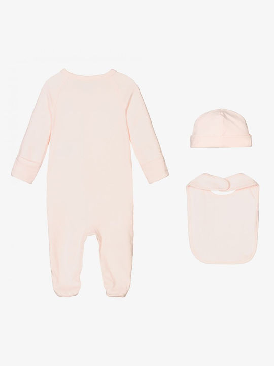 Ralph Lauren Baby Bodysuit Set with Accessories Rose