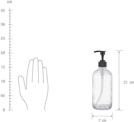 Butlers Дозатор Glass Transparent 500мл