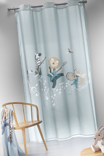 Saint Clair Kinder Vorhang mit Haken Blau 1752030223003 160x240cm