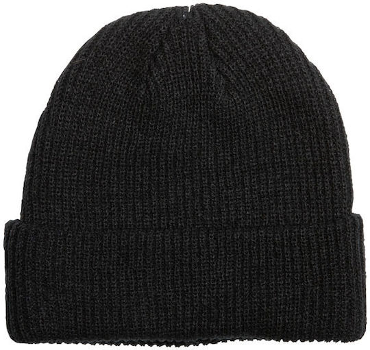 Beanie Unisex Beanie Gestrickt in Schwarz Farbe