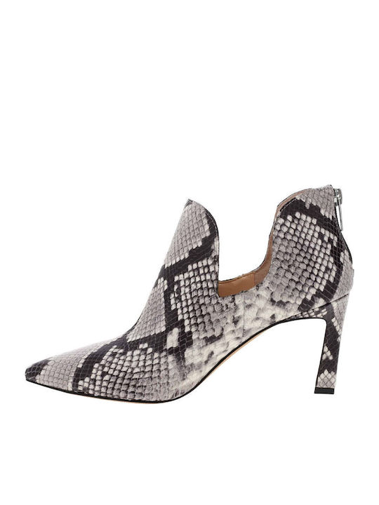 Leder Damen Knöchelstiefel Mehrfarbig