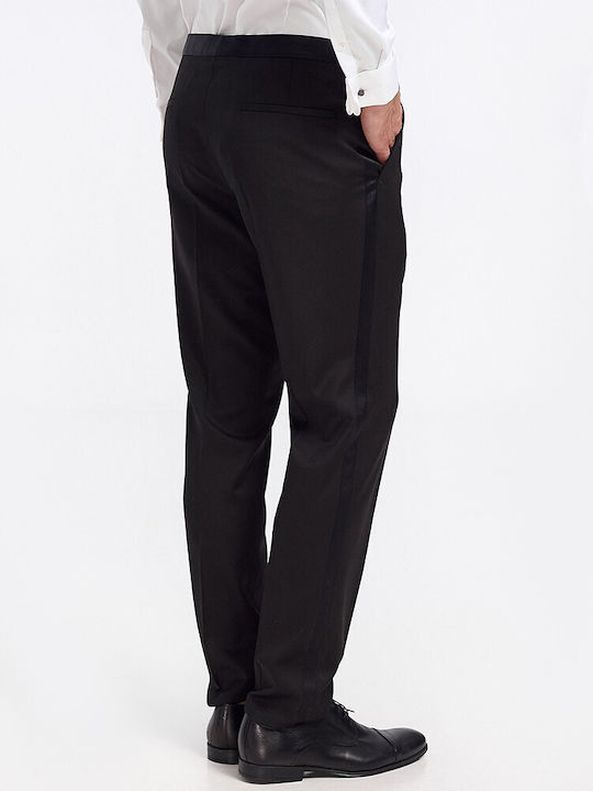 Hugo Boss Men's Trousers in Extra Slim Fit Black