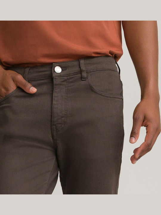 Fünf-Taschen Hose Braun
