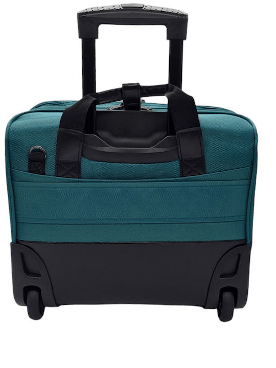 Mcan Mcan Hart Kabinenkoffer Petrol Blau mit 4 Räder Höhe 40cm