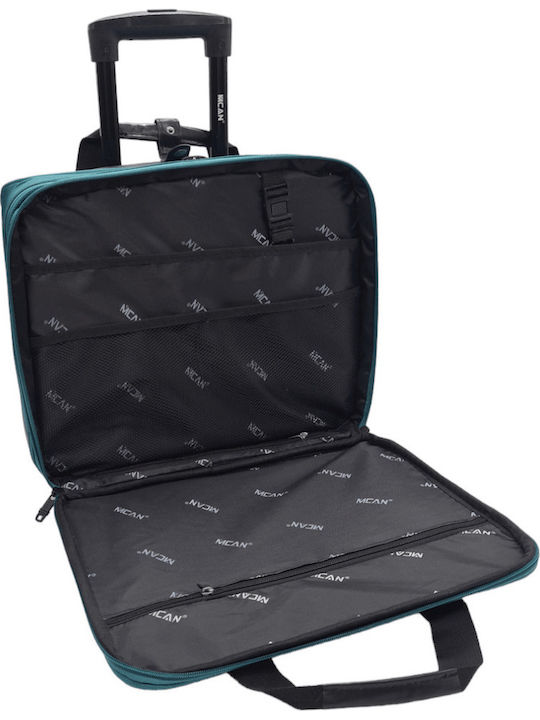 Mcan Mcan Hart Kabinenkoffer Petrol Blau mit 4 Räder Höhe 40cm