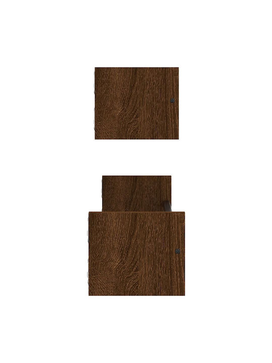 Regale Wand Brown Oak 2Stück 60x16x14cm